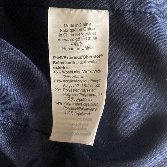 J. Crew Oversized Herringbone Sherpa Moto Jacket Size XXS - Picture 6 of 7